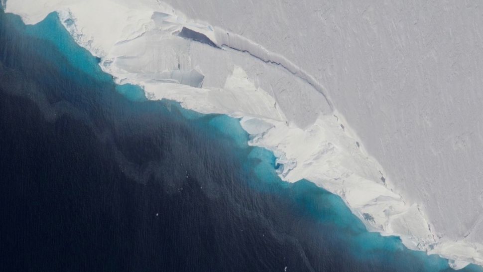 Thwaites Glacier. Image: © NASA/OIB/Jeremy Harbeck