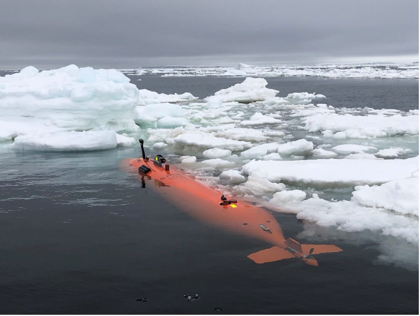 The underwater submersible Ran off the Antarctic coast 2022.