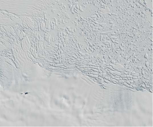 Thwaites Glacier as seen from Copernicus Sentinel-2 on 26 Nov 2020