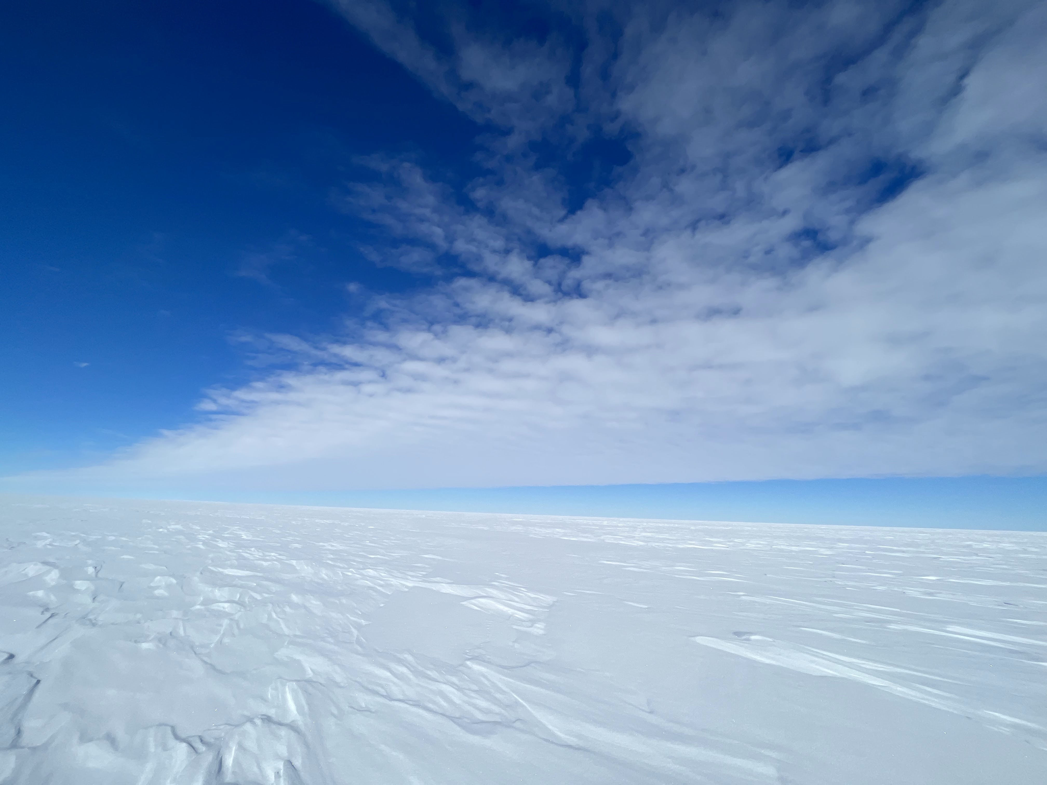 Figure 7. New Year’s Eve at the eastern shear margin of Thwaites Glacier.