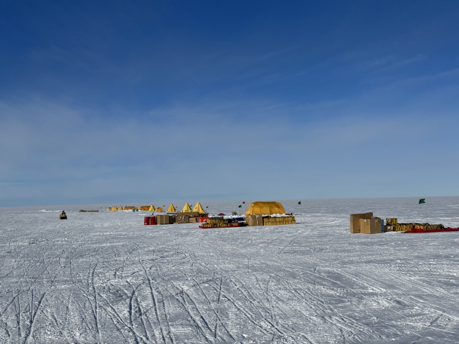 The camp at the TIME 2 research site. Photo credit: Marianne Karplus