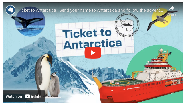 Ticket to Antartica