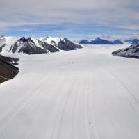 Thwaites Glacier from the air, by David Vaughan