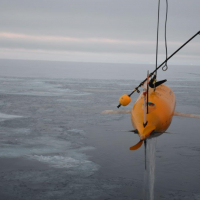 Autosub Long Range vehicle Boaty McBoatface raised from the sea