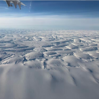 Thwaites Glacier as seen from the air. Credit Ted Scambos
