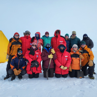 TIME team posing at McMurdo. Photo credit: Tara Sweeney