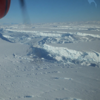 An aerial view of Thwaites