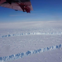Thwaites Glacier, credit British Antarctic Survey