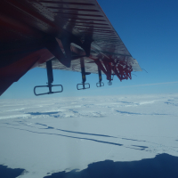 Flying over Thwaites Glacier Jan 2020. Credit Carl Robinson