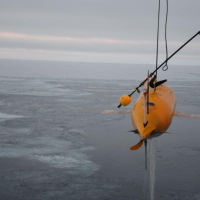 Autosub Long Range vehicle Boaty McBoatface raised from the sea
