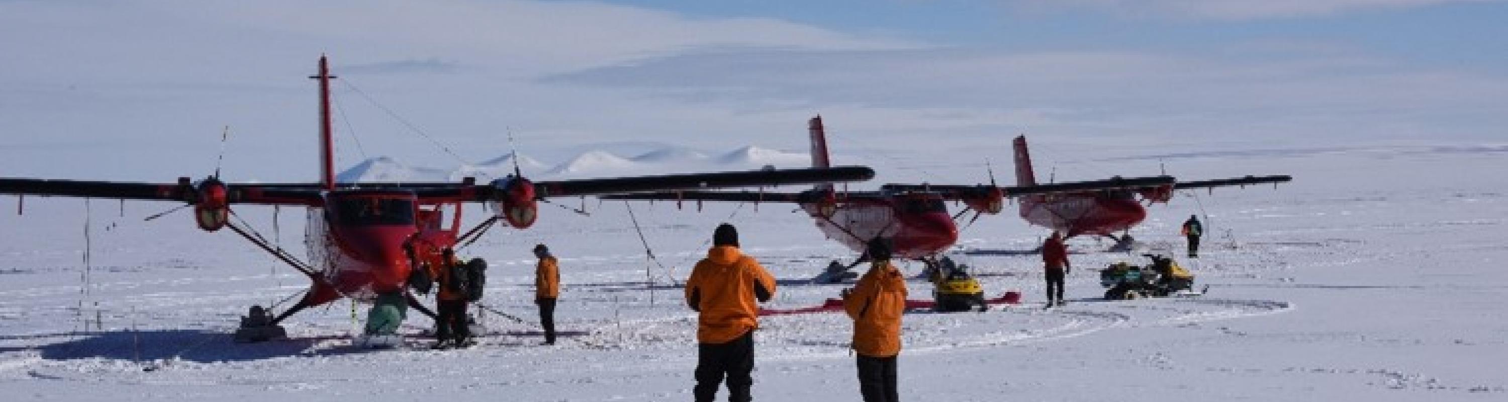 Planes in Antarctica