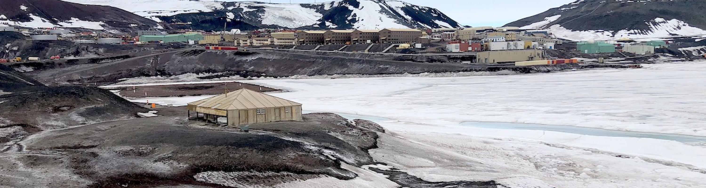 View of McMurdo Station. Credit: Ted Scambos